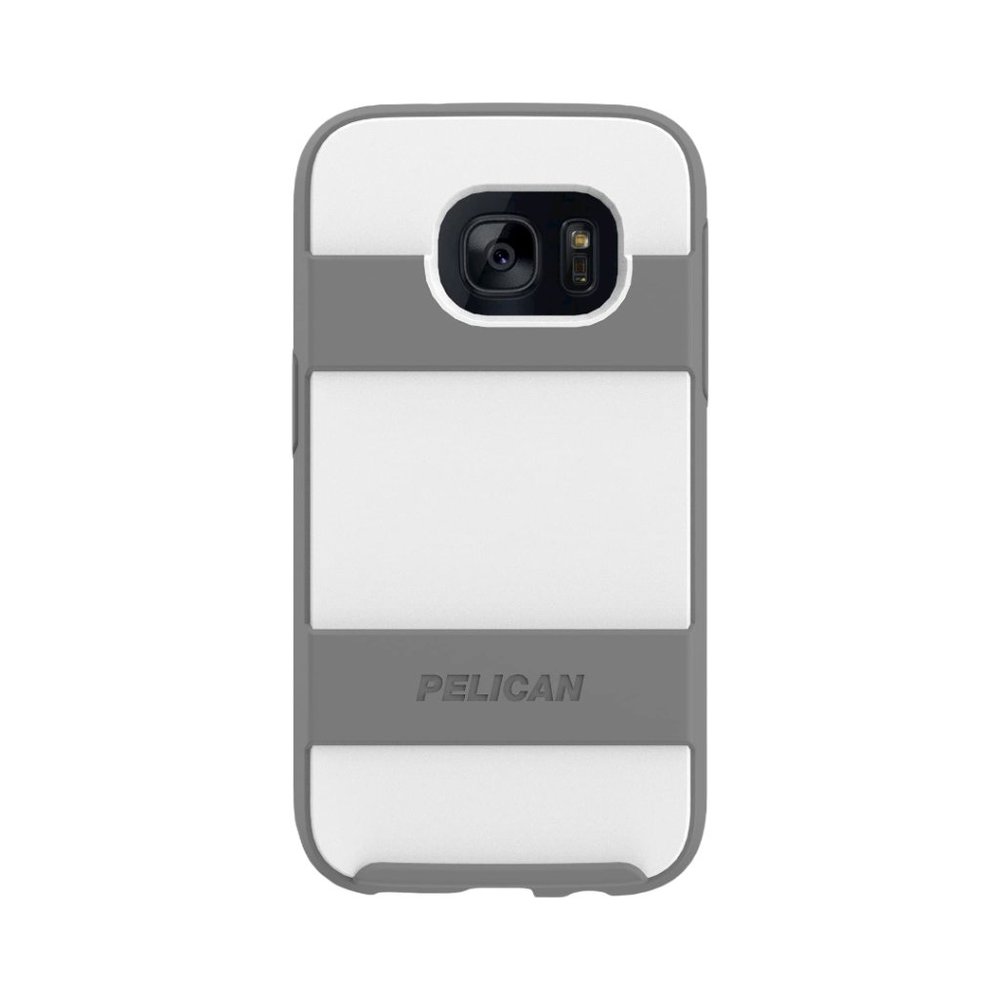 Galaxy S7 Case Pelican Voyager Military‎ Grade Belt Clip Screen Protector White